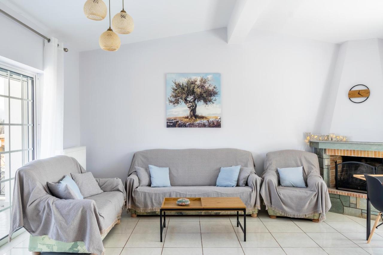 New Olivka House Villa Anáviszosz Kültér fotó